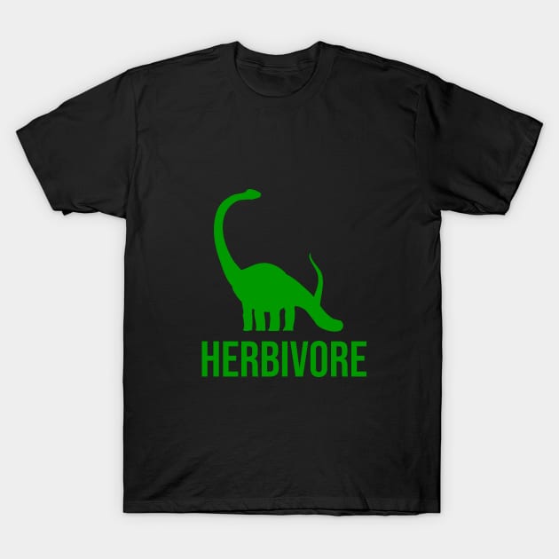 Herbivore Dinosaur vegans gifts T-Shirt by cypryanus